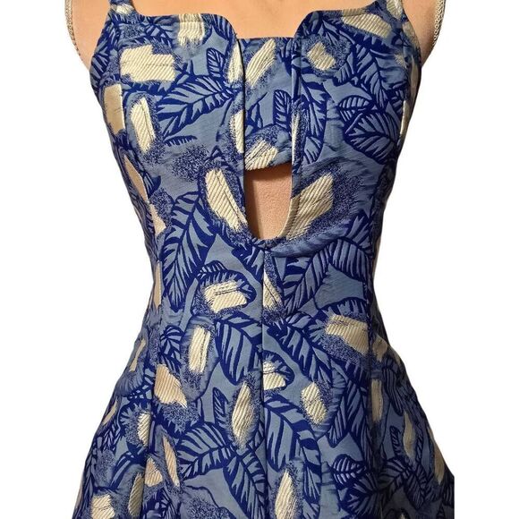 Opening Ceremony Brocade Cutout Mini Dress - Picture 2 of 5